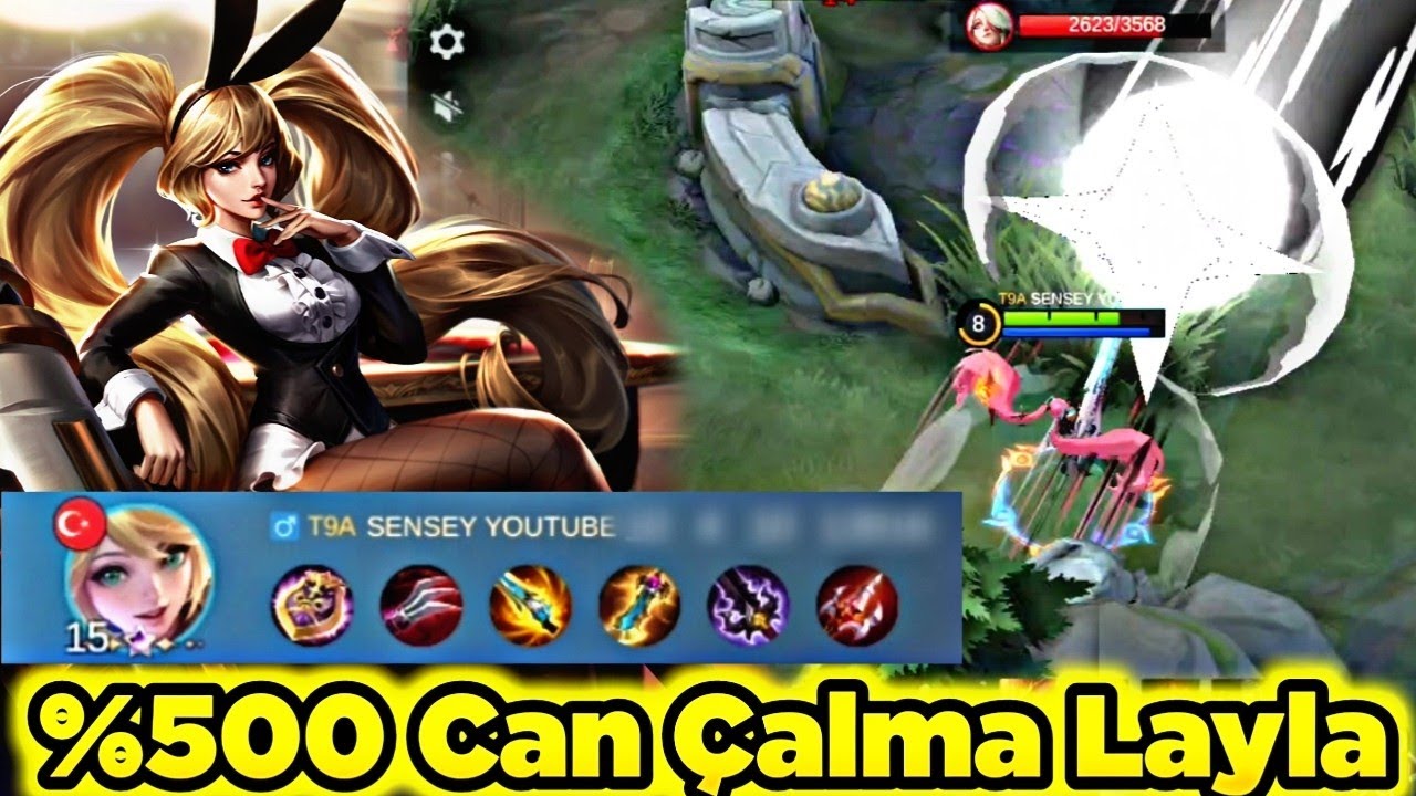%500 Can Çalma Orman Layla Tek Bir Düz Vuruş İle Canını Full Yapıyor Mobile Legends