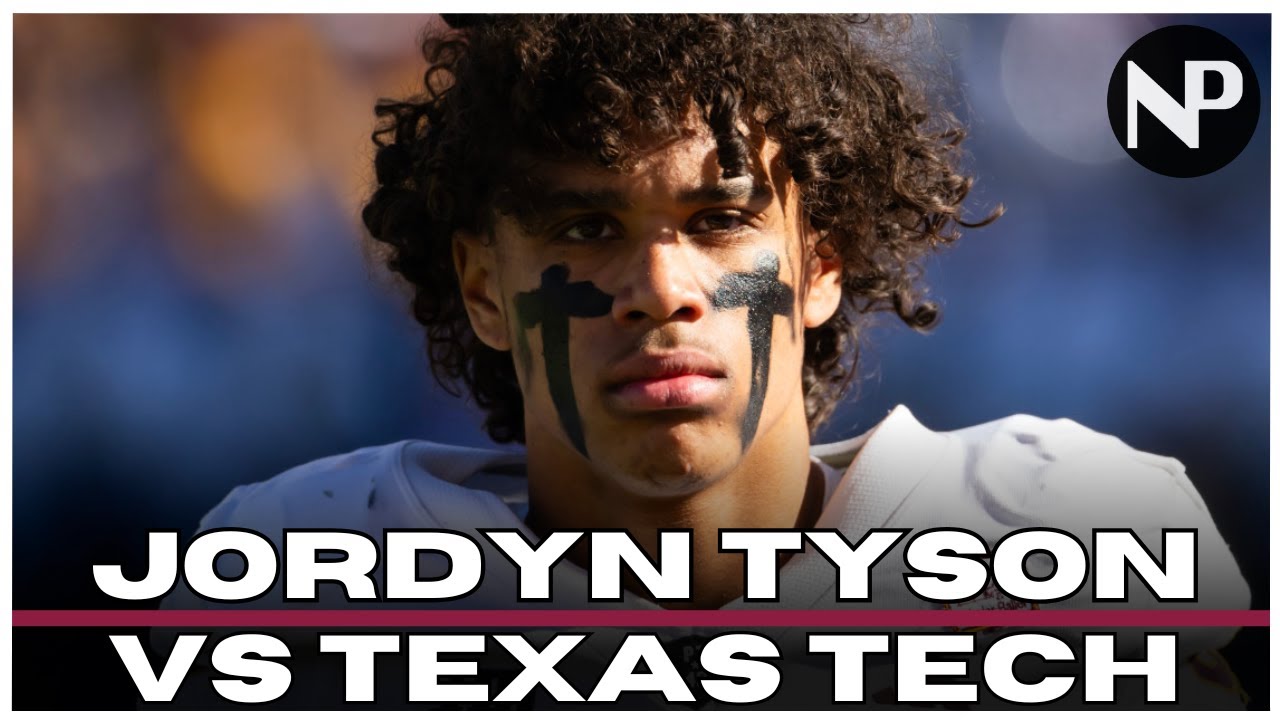 Arizona State vs Texas Tech | Jordyn Tyson NFL Draft Film