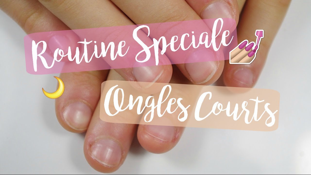 ROUTINE MANUCURE SPÉCIALE ONGLES COURTS!♡