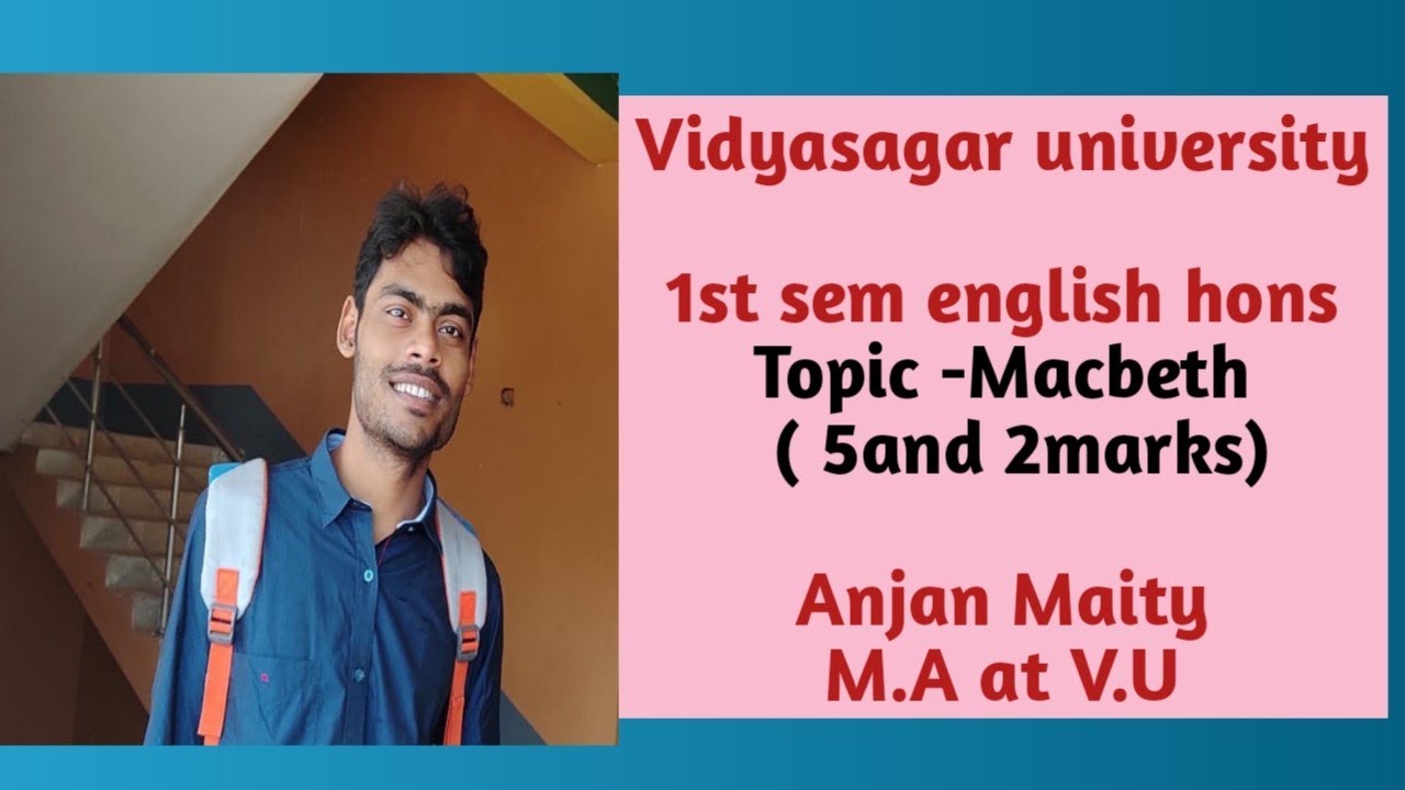 Macbeth -5and 2 marks questions /1st Sem Eng /V.U.