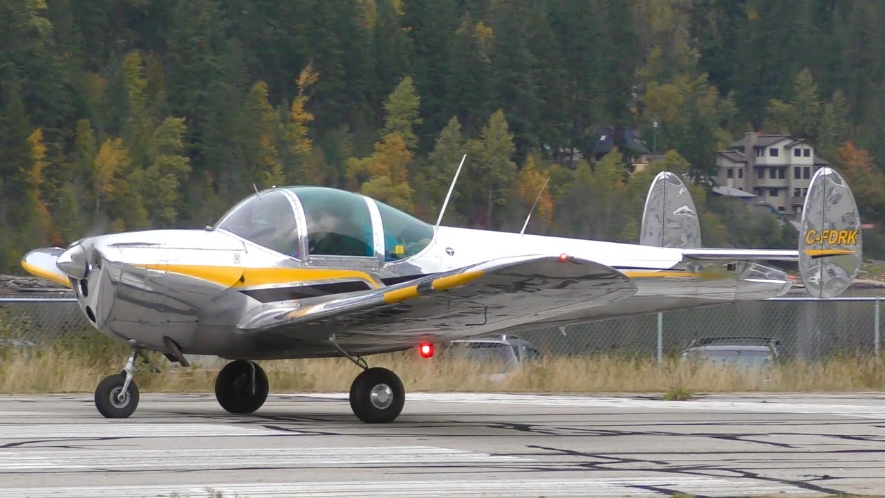 Alon A2 Aircoupe Takeoff