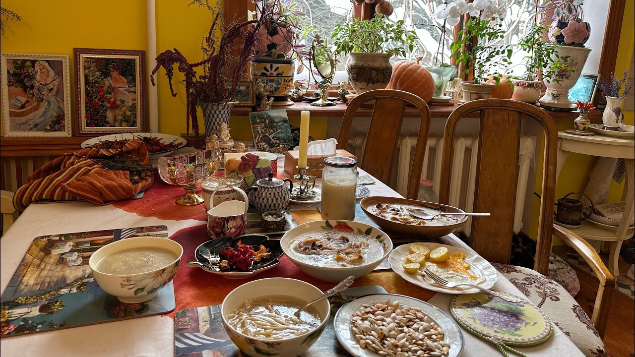 Неспешная жизнь на даче зимой. Готовлю обед . Делюсь идеями 