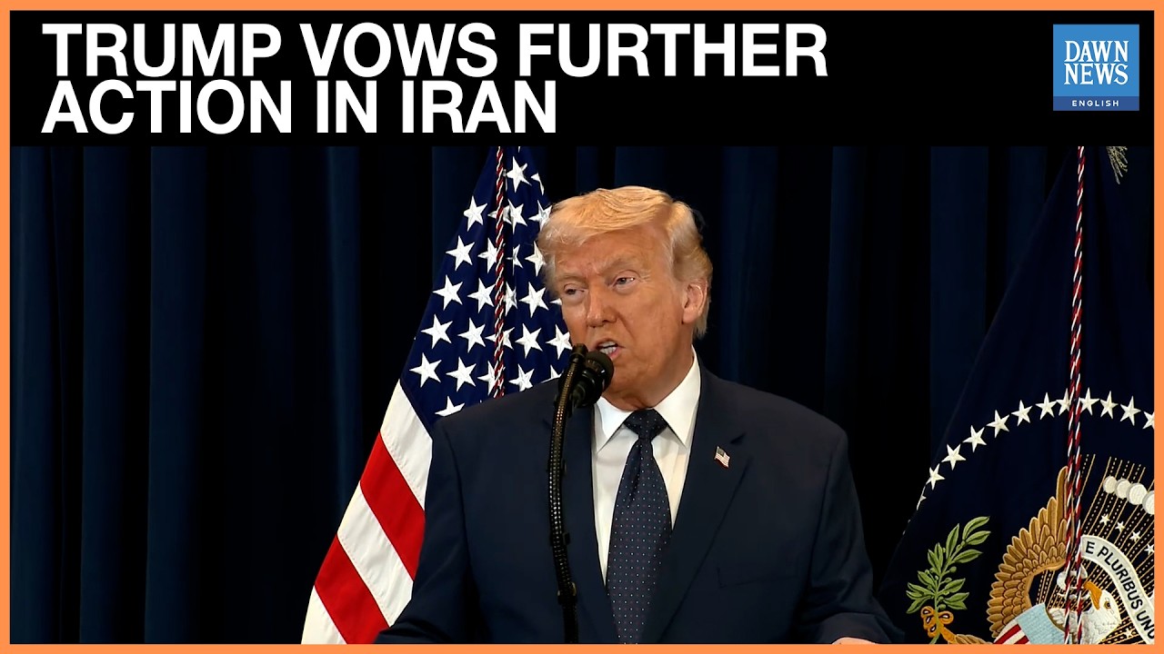Trump Says Campaign Against Iran Could Go Further | Dawn News English