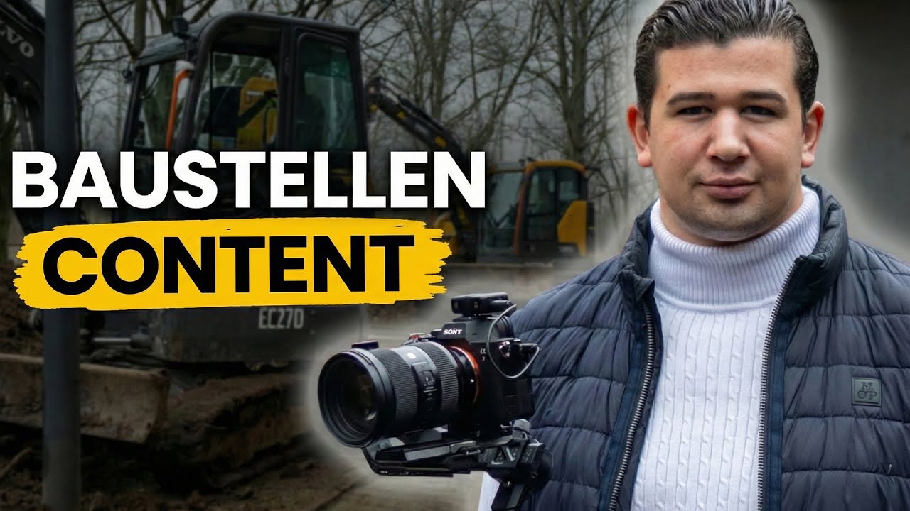 So entsteht Content auf der Baustelle als Videograf