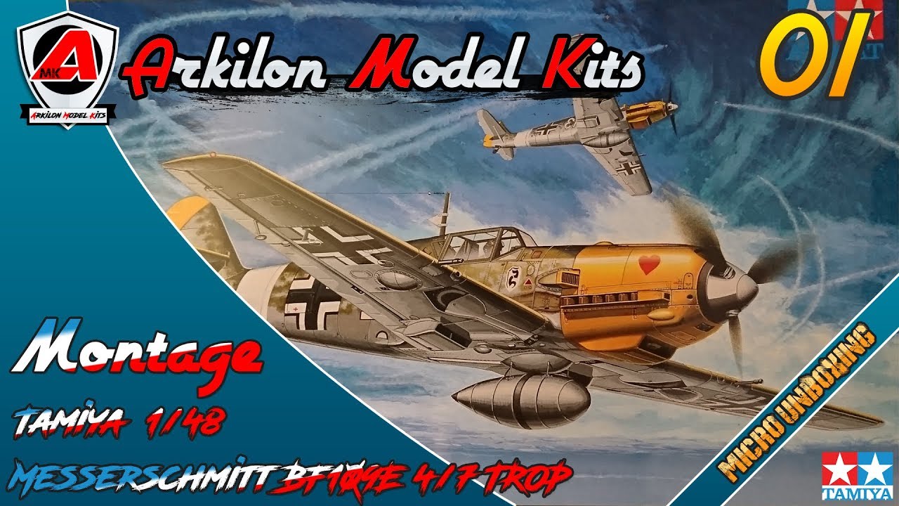 Montage Messerschmitt Bf109E-4/7 TROP - Tamiya 1/48 - Part 01