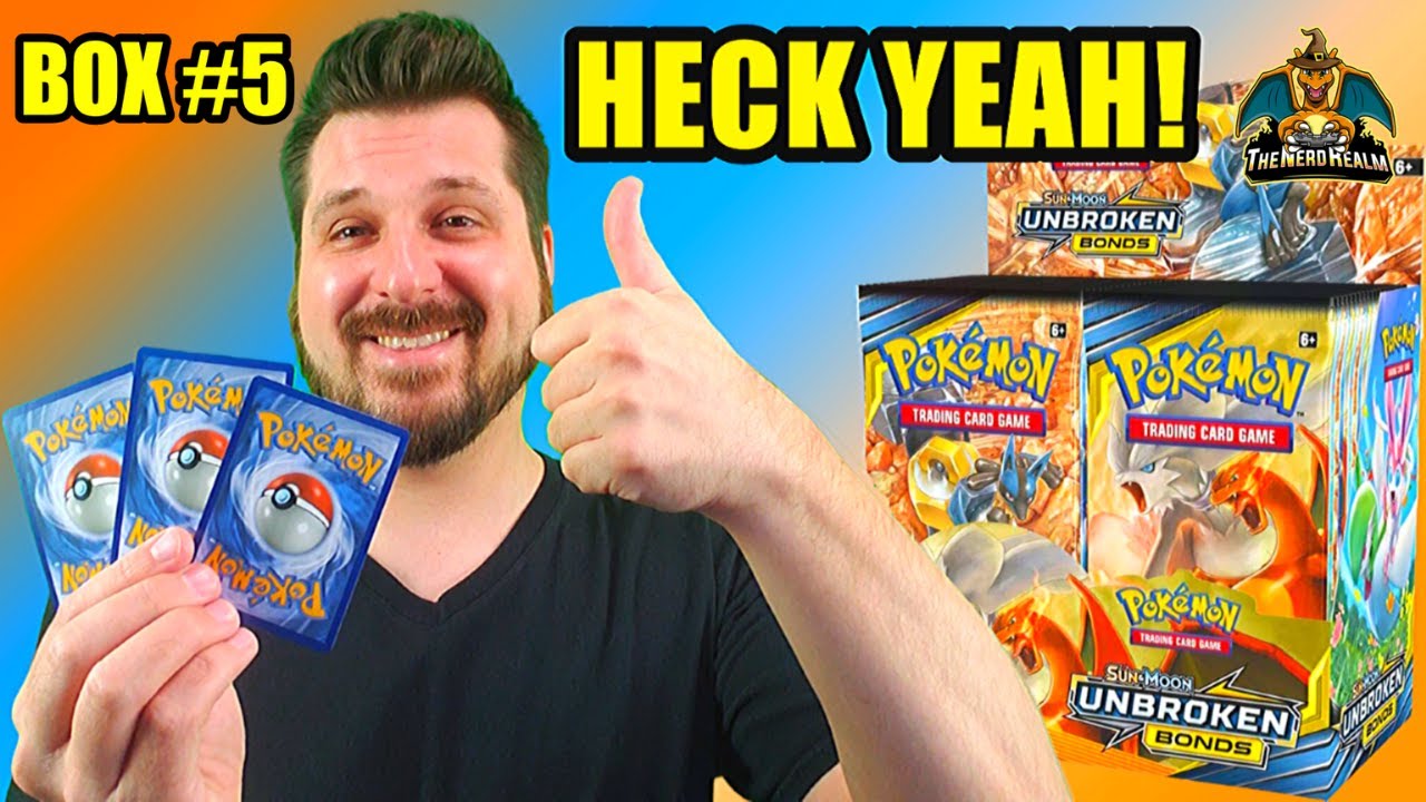 Unbroken Bonds Booster Case (Box 5) | Charizard Hunting | Pokemon Opening