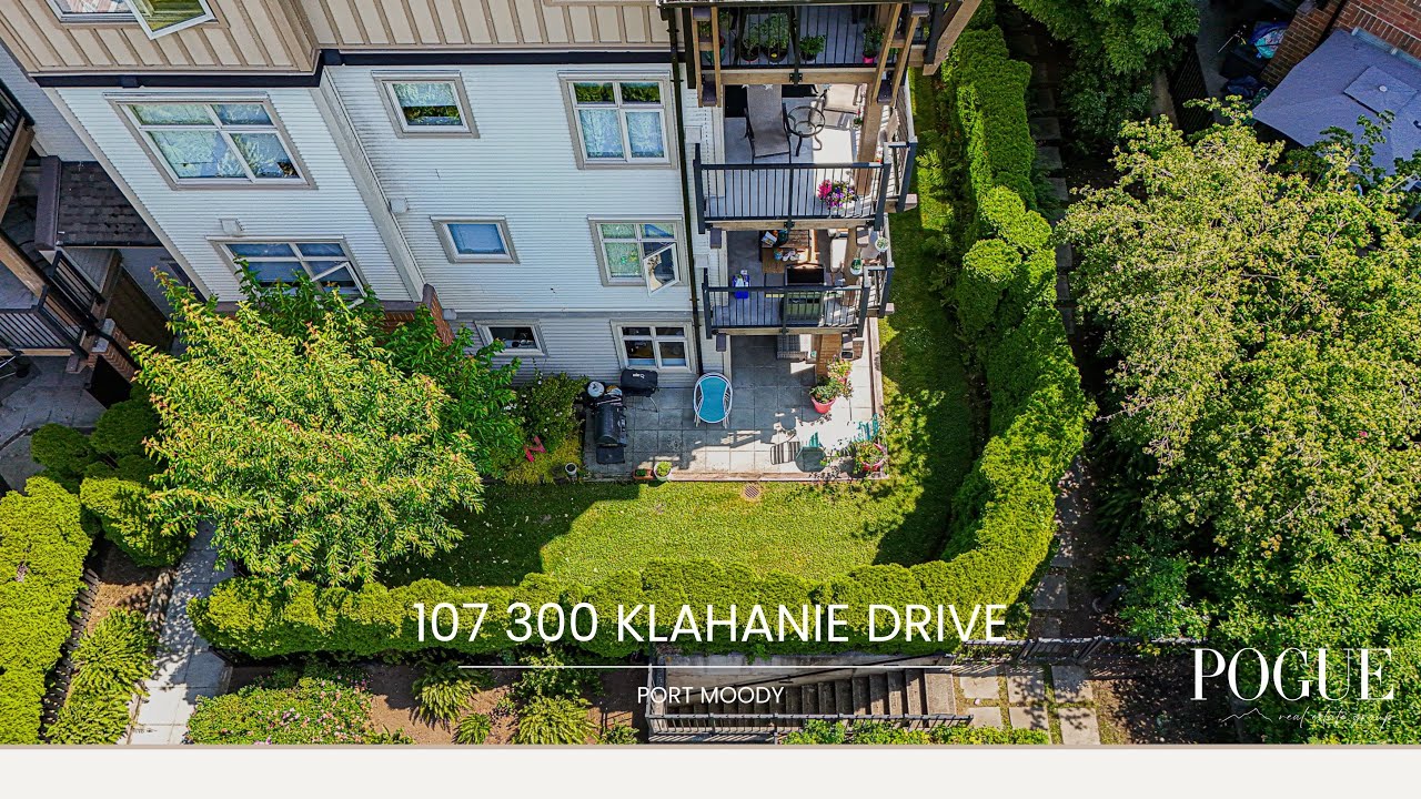 Ground Level Corner Unit with MASSIVE PATIO at Tides in Klahanie | 107 300 Klahanie Drive Port Moody