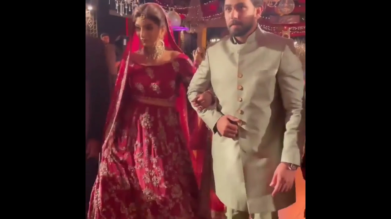Maryam Ansari wedding entry with Ali ansari#maryamansari #aliansari #sabooraly