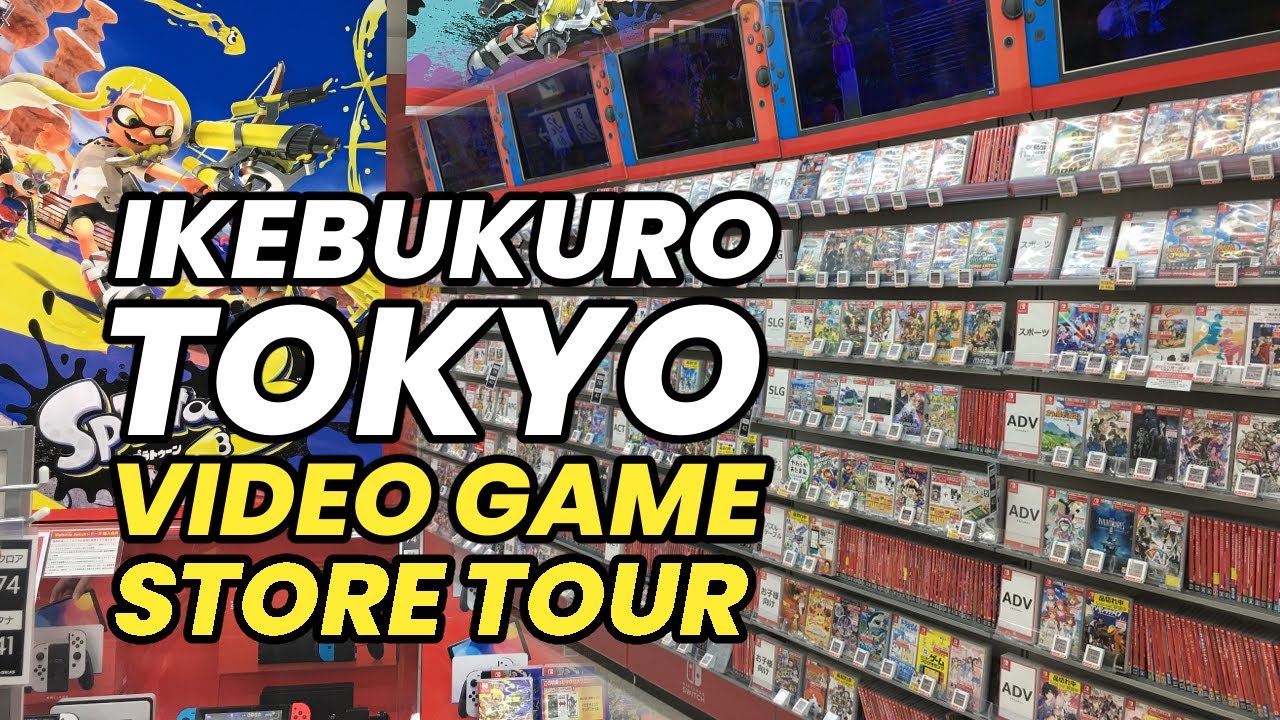 Walk in Japan! Ikebukuro Bic Camera Video Games Store Tour!