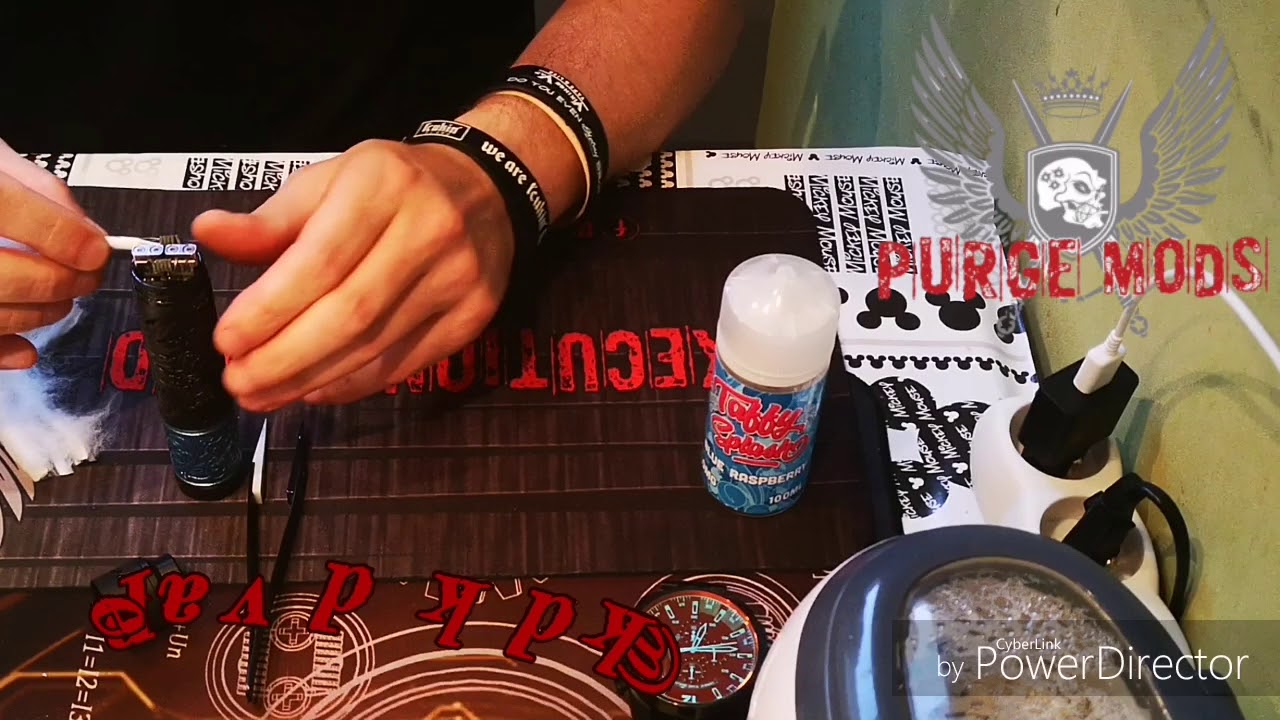 Wicking purge goon 25mm with datt white stuff