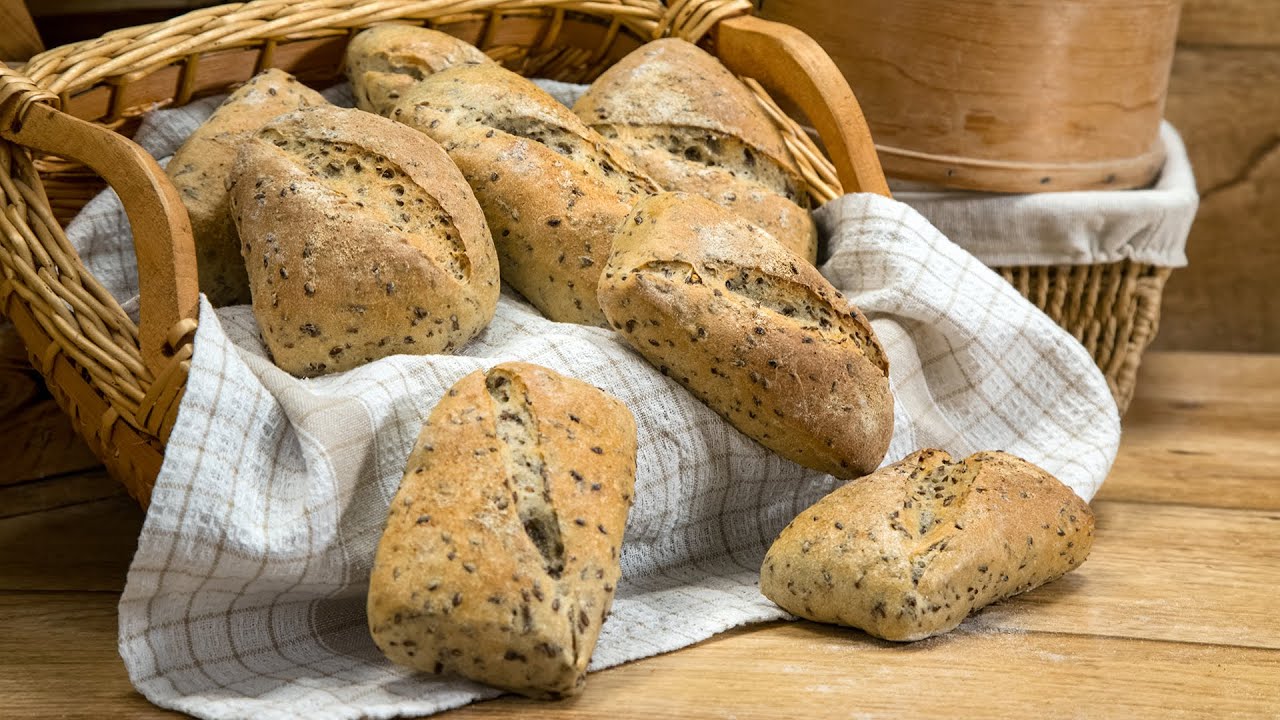 Вкусные льняные рулеты.