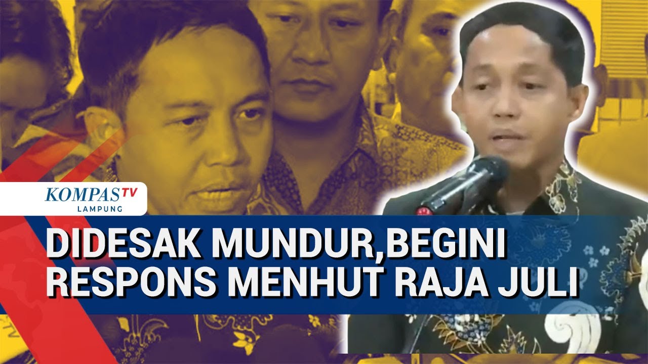 Begini Respons Menhut Raja Juli,Didesak Mundur oleh DPR Buntut Bencana Sumatera
