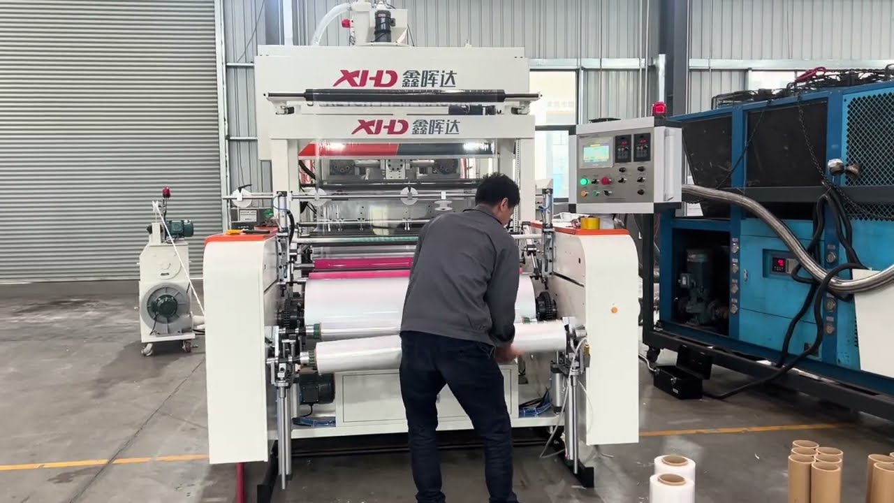 Three extruders Five layers 1000mm stretch film machine; 5 layers 1mts stretch film machine