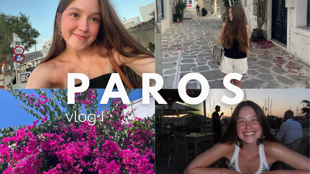 Lehenengo egunak Paros ta Antiparosen gelditu gabee || vlog 3