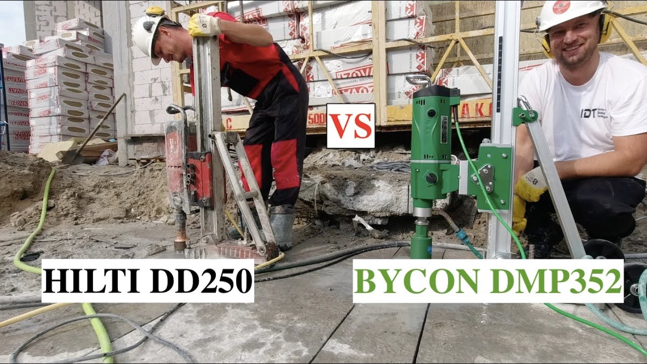 BYCON DMP-352 против  HILTI DD-250. Заменитель Хилти?