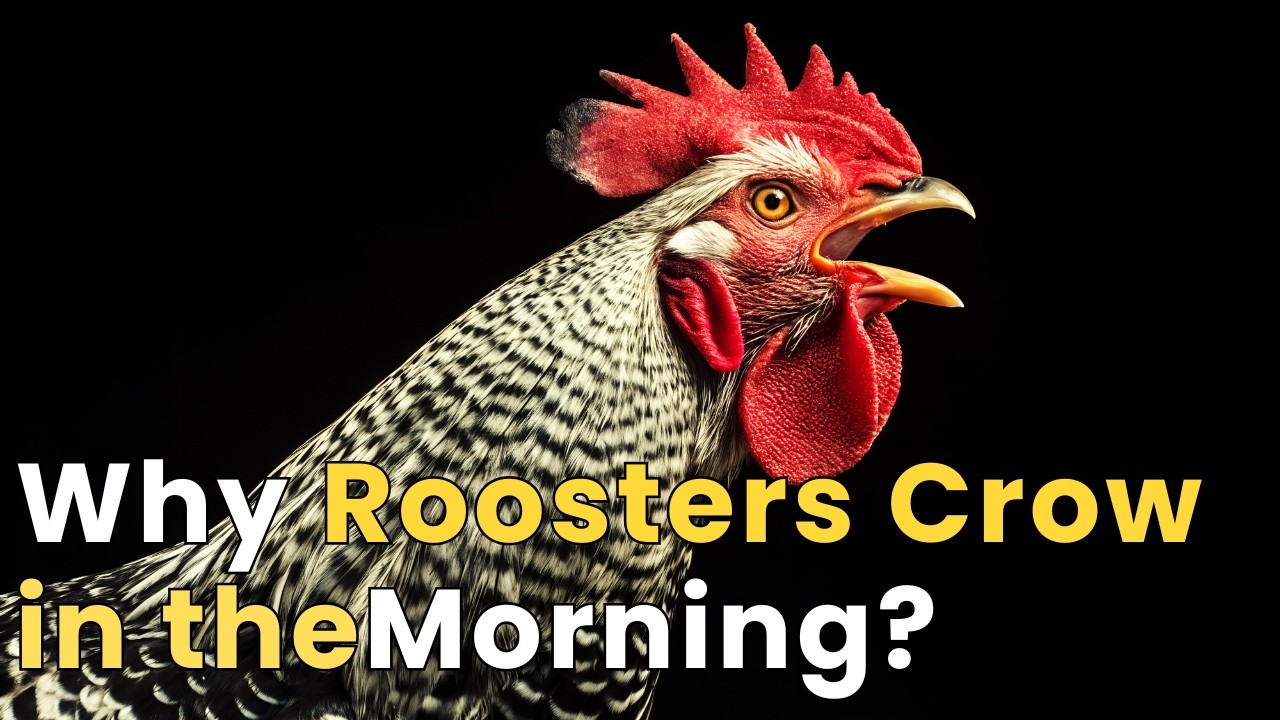 Why Do Roosters Crow in the Morning? The REAL Reason Behind It! Waking You Up every Morning