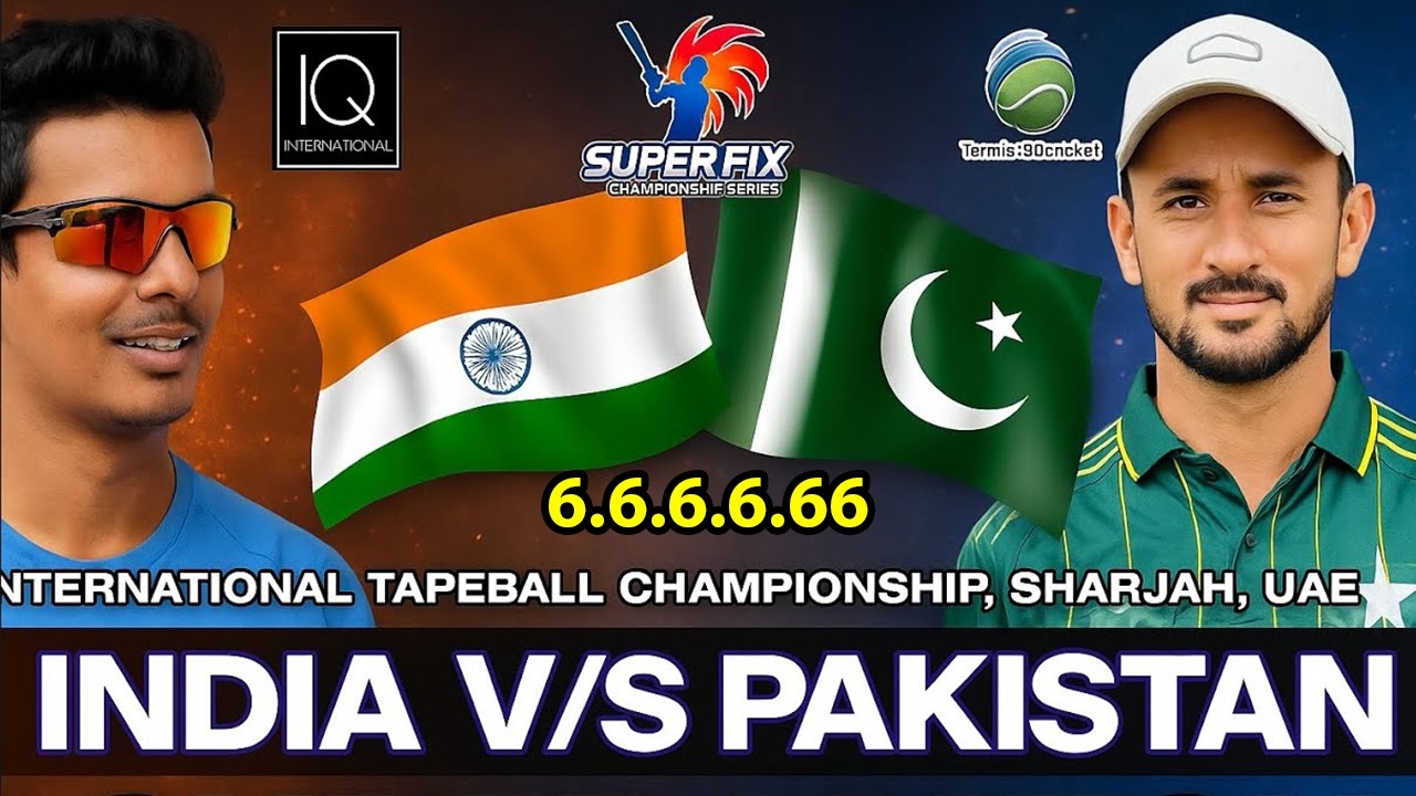 Pakistan Vs India Tape Ball Match Full Highlights || 102 Runs Required From 36 Balls 2025