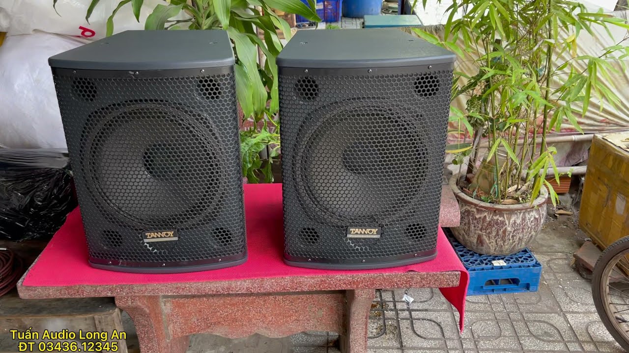 Tannoy I12 Bass 30cm Treble đồng trục. 400W/loa. Nghe hát karaoke thoải mái.