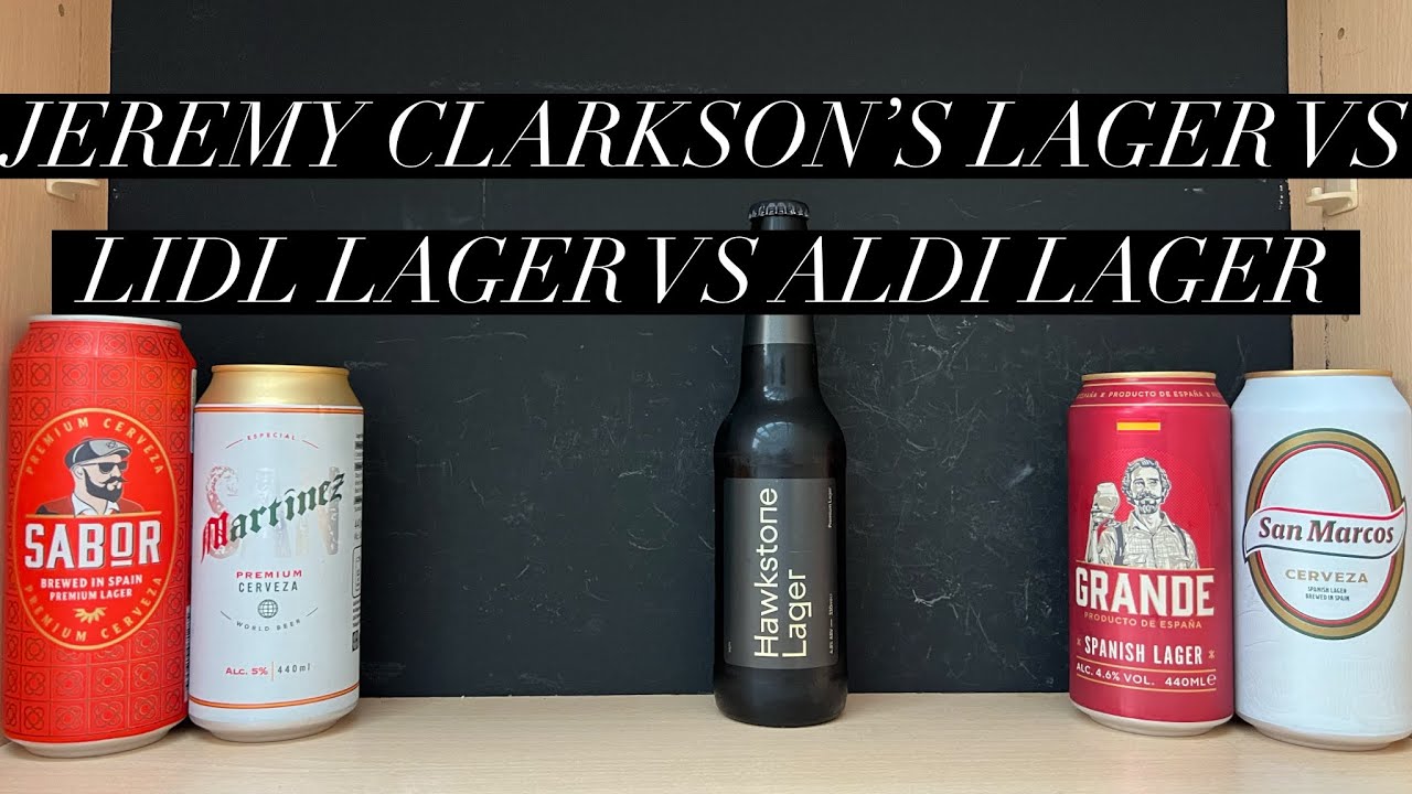Лагер Hawkstone против лагера Lidl против лагера Aldi, лагер Джереми Кларксона Hawkstone против б...