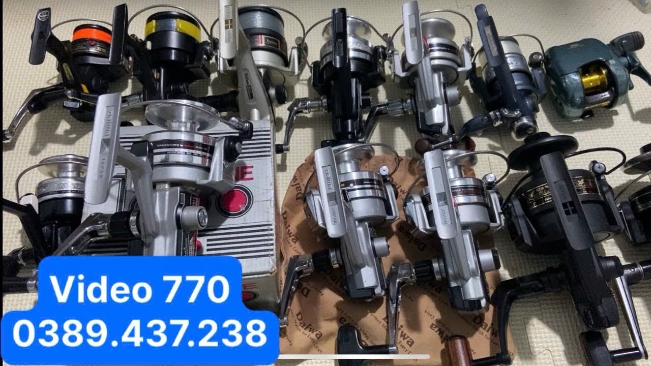 M&aacute;y c&acirc;u Nhật b&atilde;i : M&aacute;y c&acirc;u daiwa kim loại japan ( Video 770 ) ng&agrave;y 27/10 zalo.0389.437.238