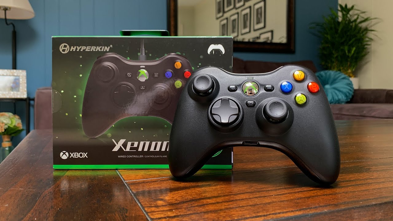 Распаковка проводного контроллера Xbox 360 Hyperkin Xenon