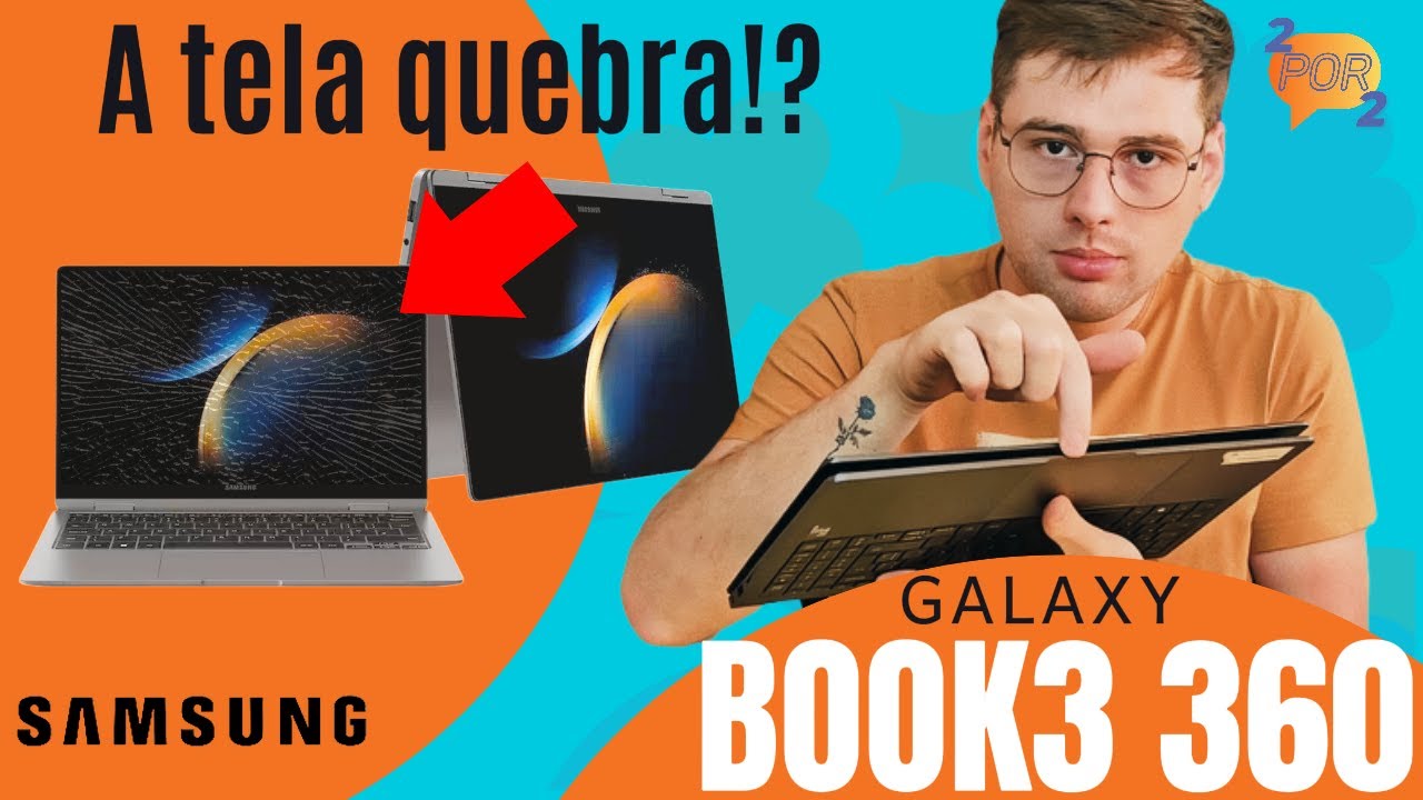 NOTEBOOK QUE VIRA TABLET! - (RESENHA) - Galaxy Book3 360 - Vale a pena? - Canal2por2