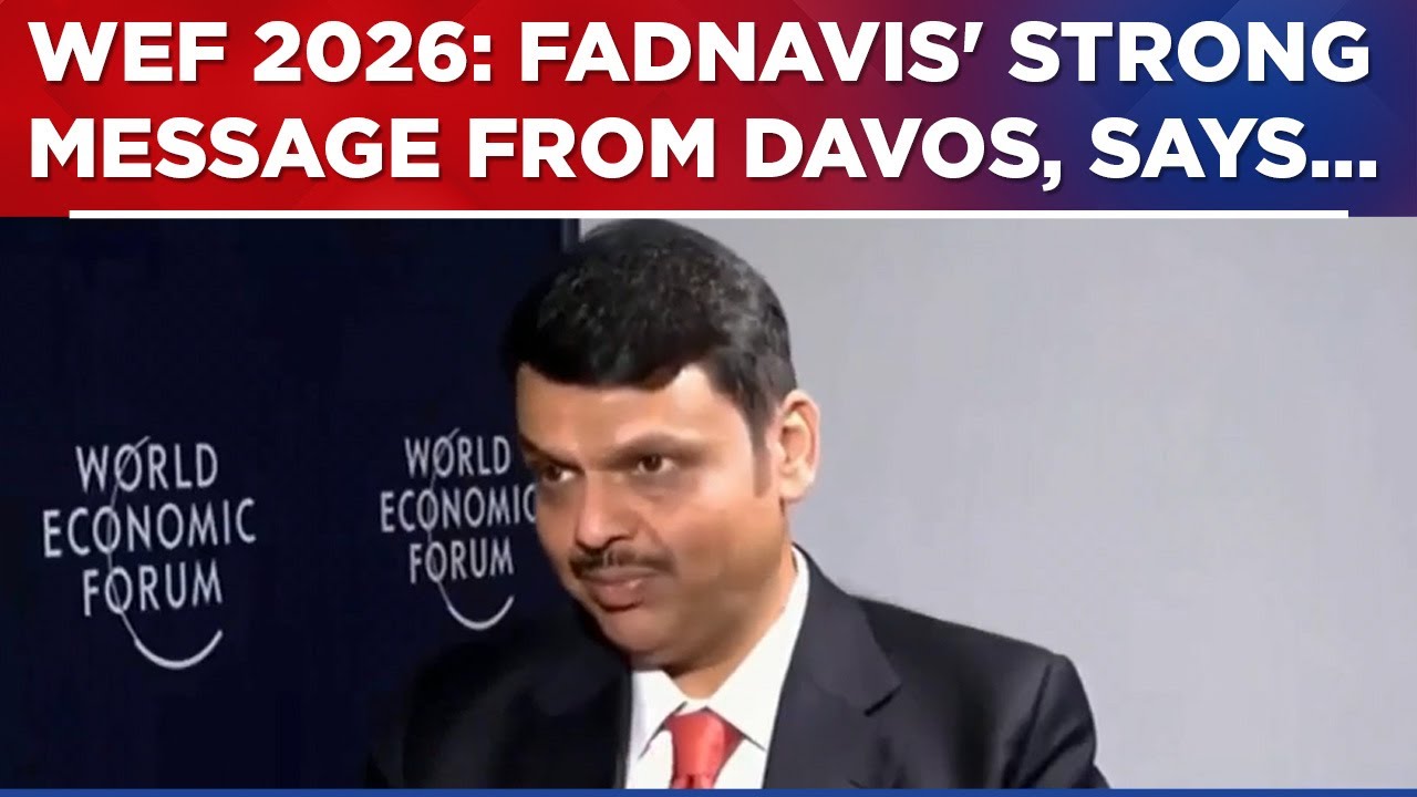 WEF 2026: Devendra Fadnavis On 'Maharashtra Story' & 'Big Agenda', Tells Times Now... | English News