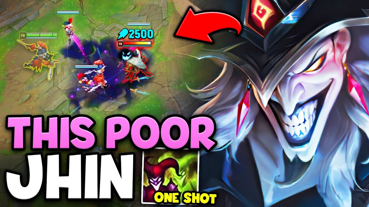 I THINK I MADE JHIN UNINSTALL LEAGUE AFTER THIS GAME... (HILARIOUS SHACO TRICKS)