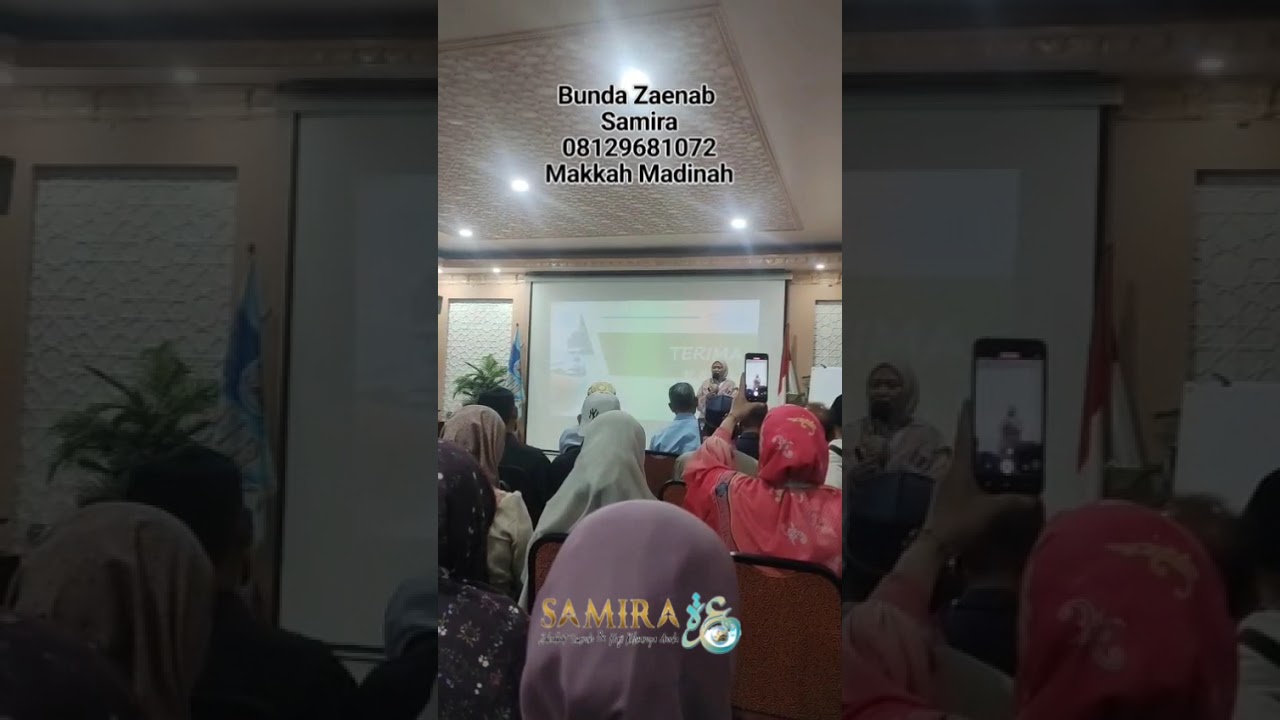 Tips menjadi MC Seminar Inspirasi Umroh Samira Travel.