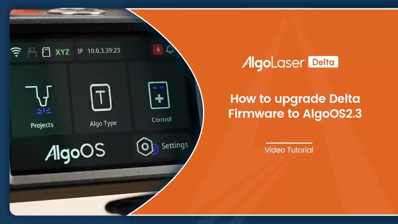 Delta 40W 2.3 Tutorial: Firmware Update, AlgoTypes, Reverse Engraving &1064 Laser Compatibility