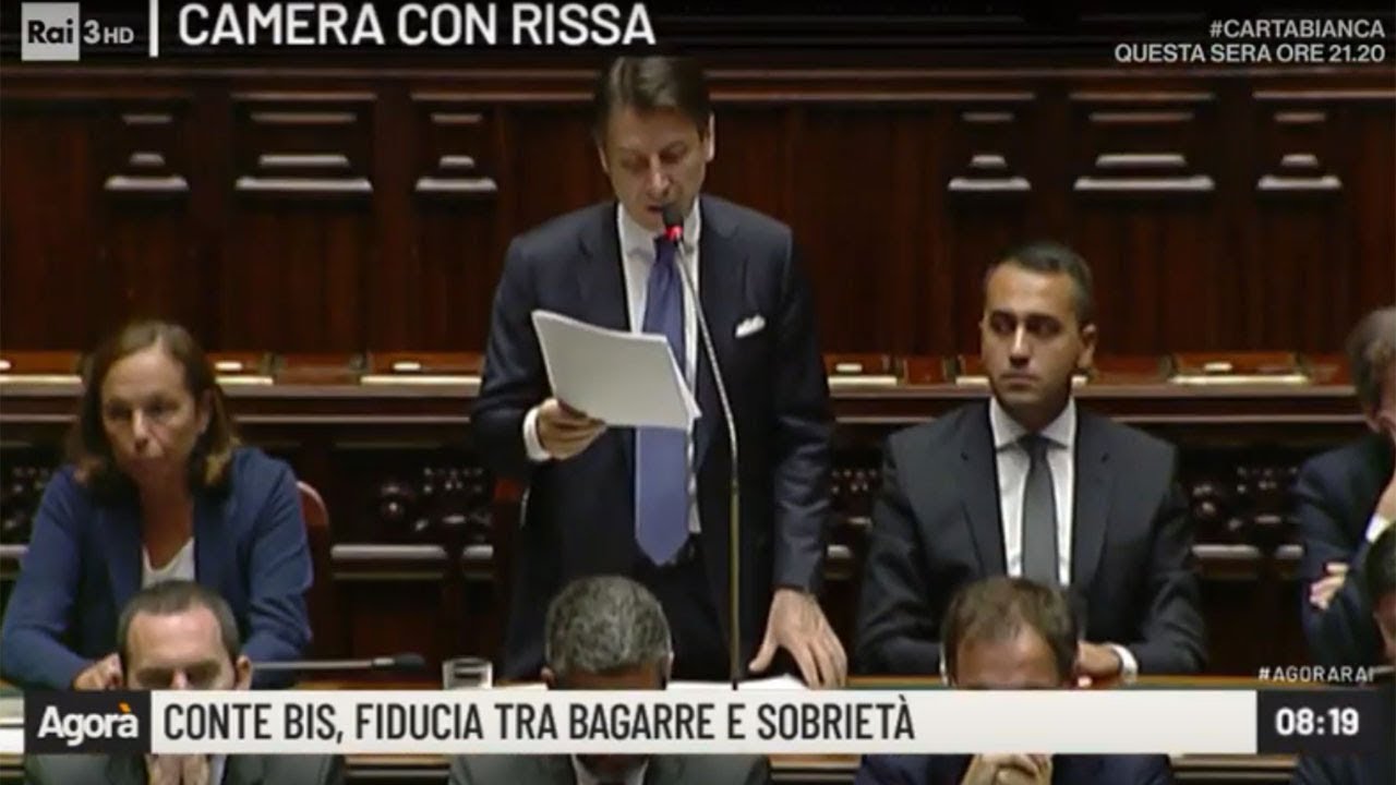 Conte bis, fiducia tra bagarre e sobriet&agrave; - Agor&agrave; 10/09/2019