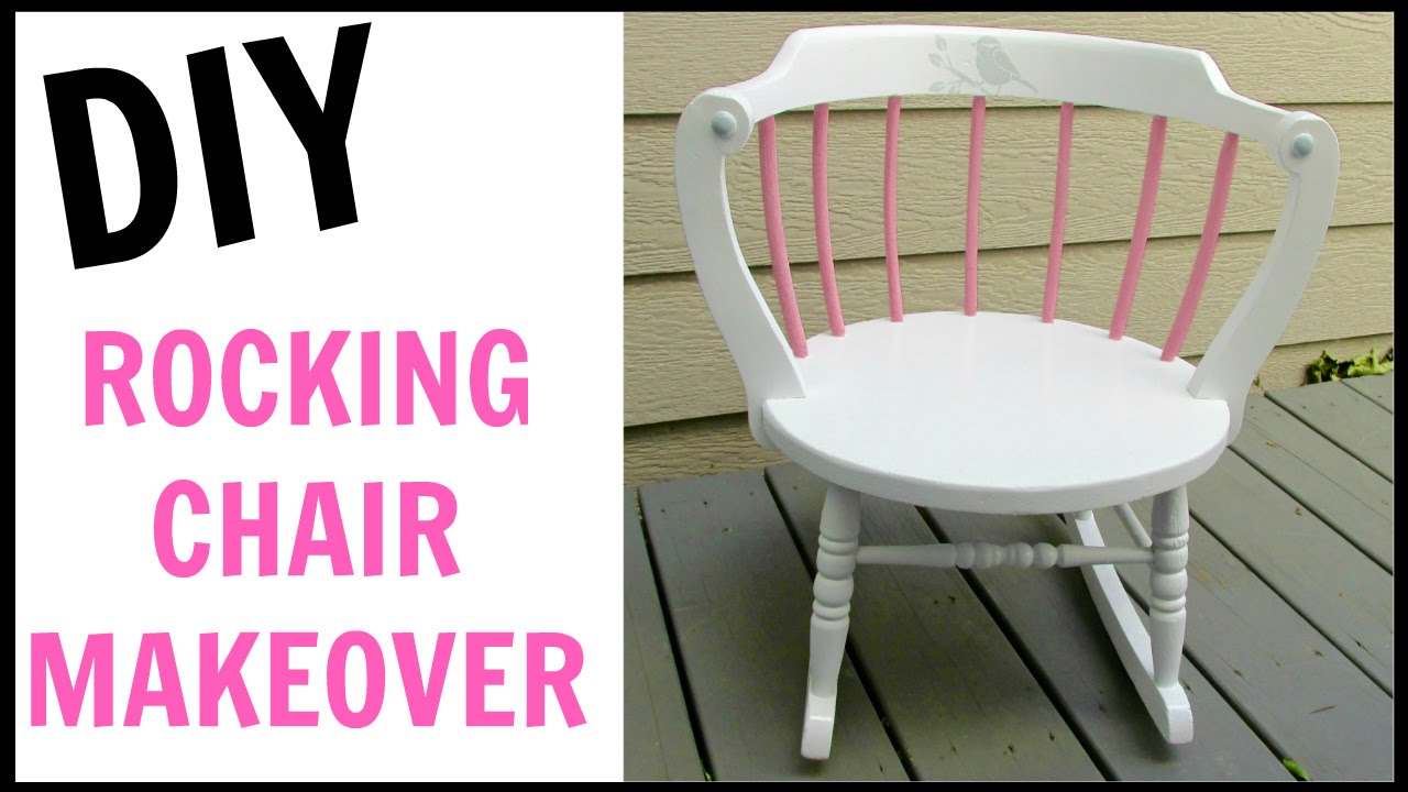 Garbage to Gorgeous &reg; Episode 12:  Little Girl Rocking Chair Makeover DIY ~ Craft Klatch ~ How To