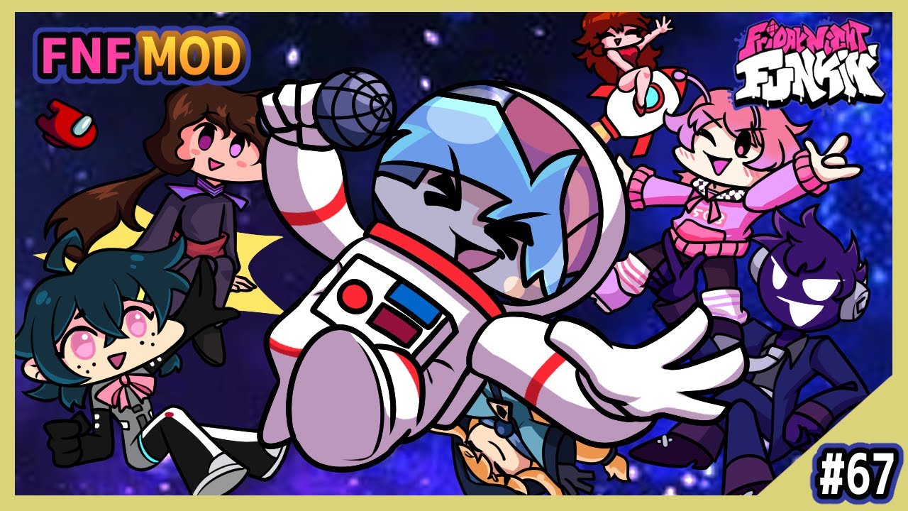 【FNF】スペース系MOD特集☆宇宙や銀河系の有名MODキャラたちとラップバトルします「Friday Night Funkin'」#67【新人Vtuber】