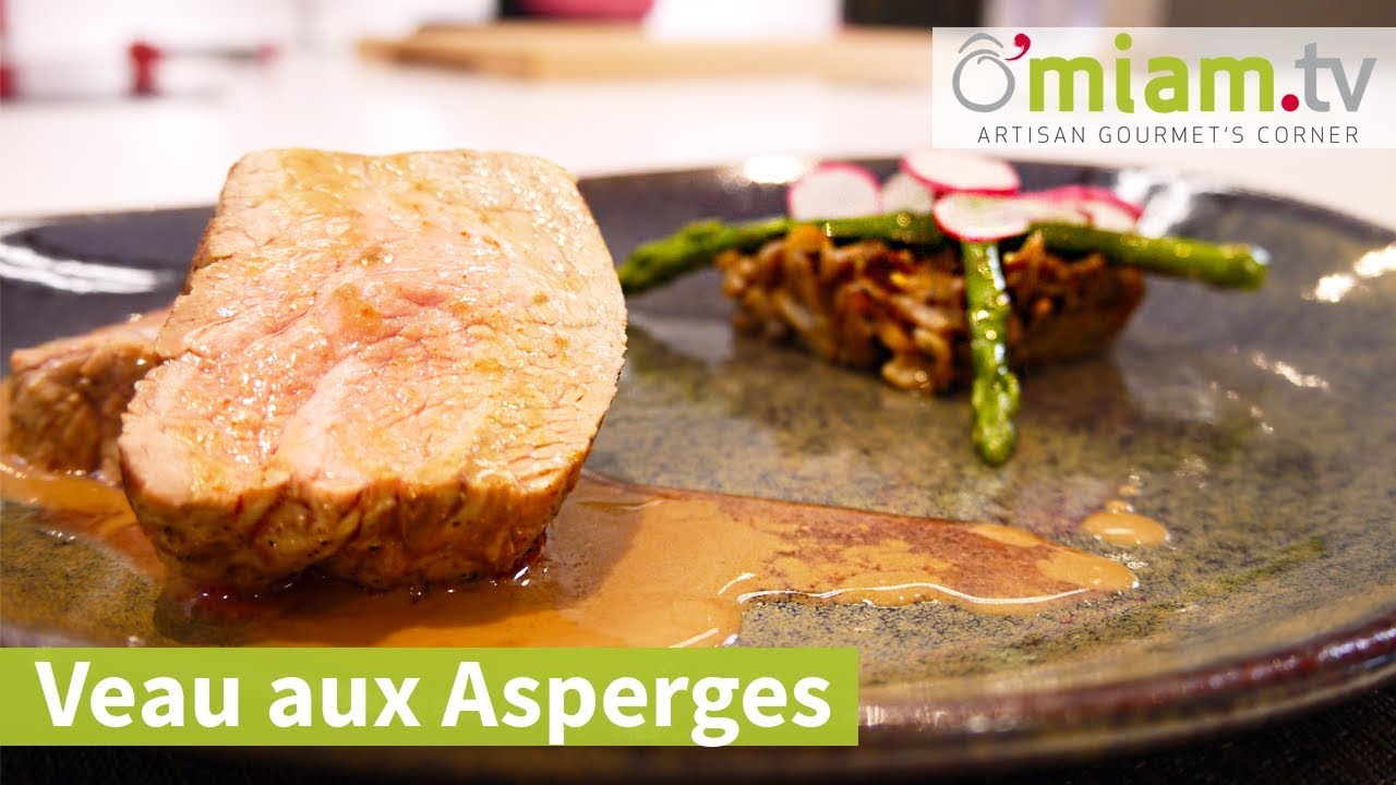 Faire Un Veau Aux Asperges Vertes et Tartare De Pleurotes - Omiam.tv