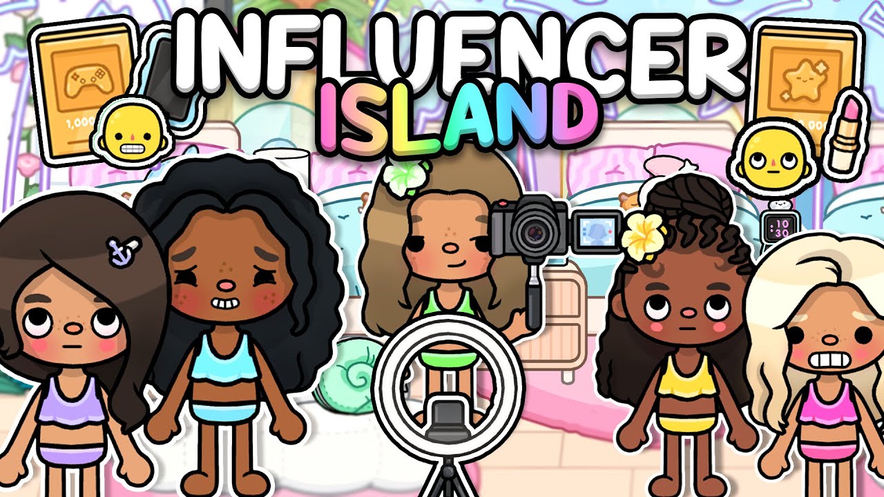 INFLUENCER ISLAND! 🏝️💗 (THE PICK ME GIRL 👧🏼) (EPISODE 2) | With Voices 🔈 | Toca Life World Roleplay