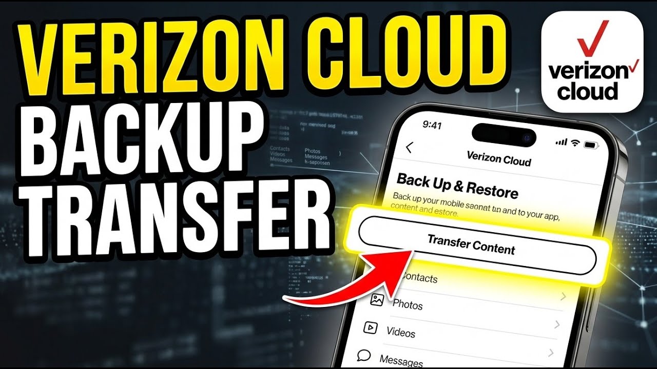 How to transfer device backups with Verizon Cloud on mobile - Full Guide
