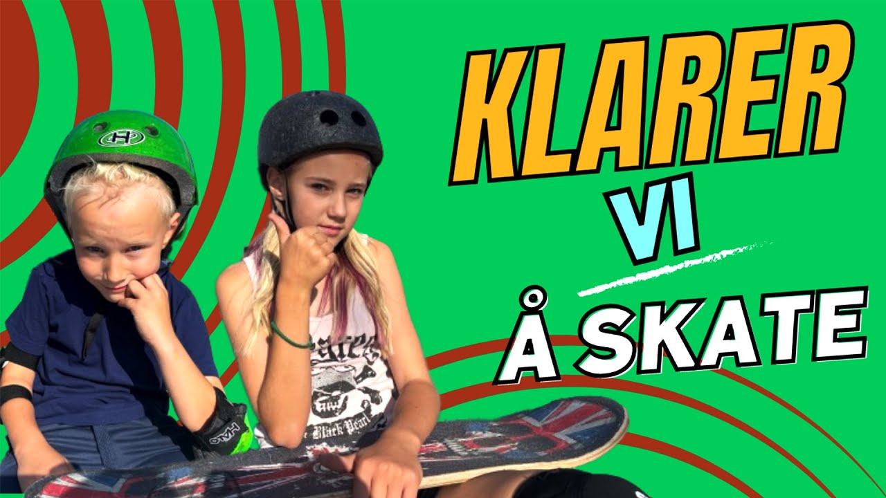 Vi tester skatepark i Halden med skateboard og rollerblades