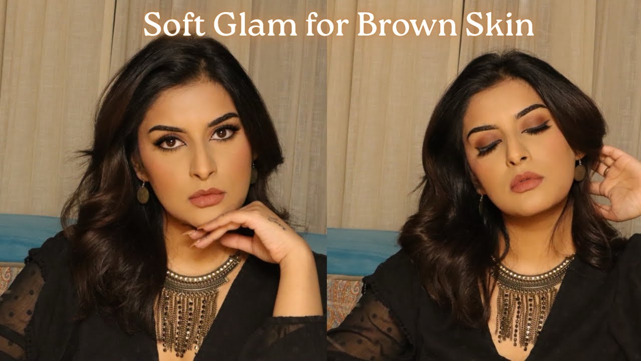 Soft Glam for Brown Skin l Beginner Friendly