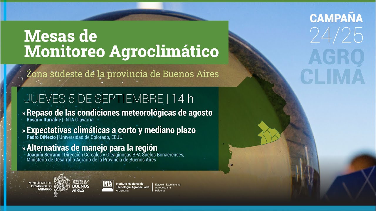 Mesas de Monitoreo Agroclimático | Septiembre 2024
