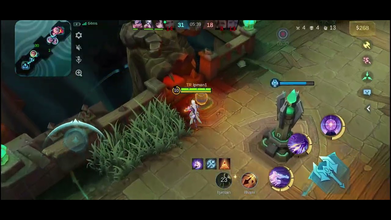 LESLEY KISA BİR KULÜP MAÇI :)#mobilelegends #fun #mlbb #gameplay 