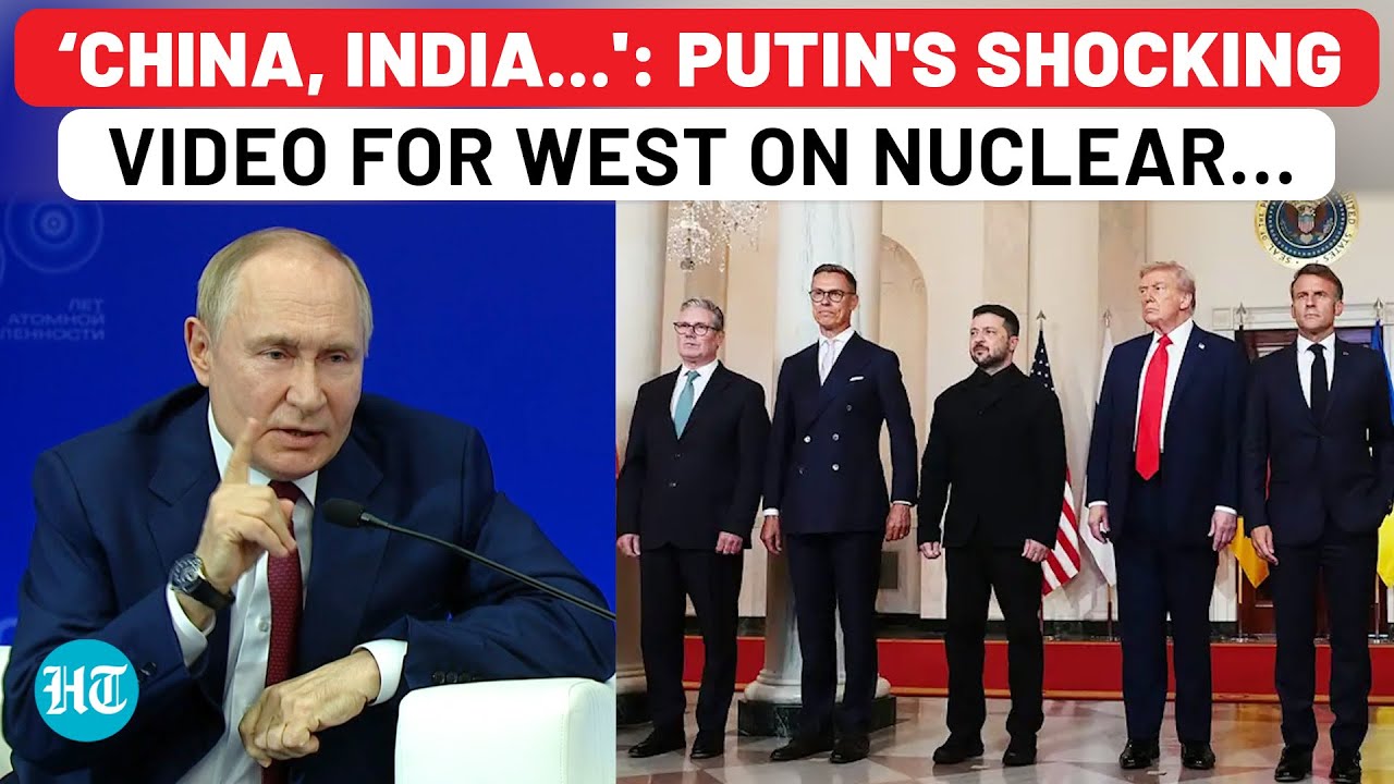 Речь Путина на английском языке: Президент России резко критикует Запад перед всеми СМИ и обрушив...