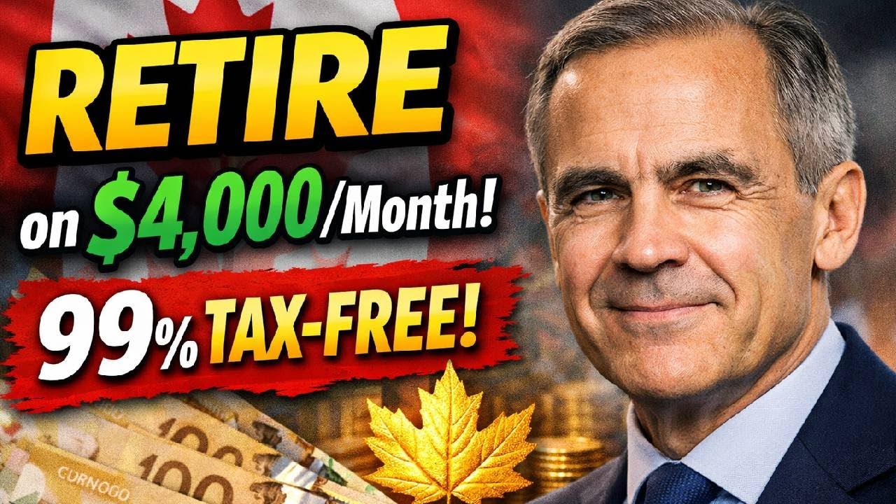 BREAKING: Retire in Canada on $4,000/Month — 99% Tax-Free Income LEGALLY Explained!