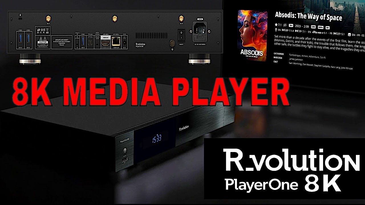 Медиаплеер R_volution PlayerOne 8K — настройка и обзор