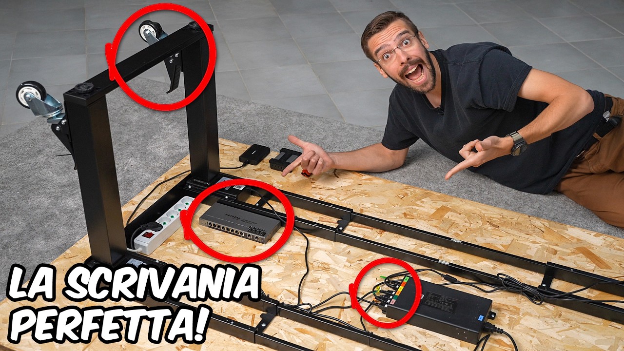 Costruisco la SCRIVANIA DEFINITIVA per il mio Studio 🏗