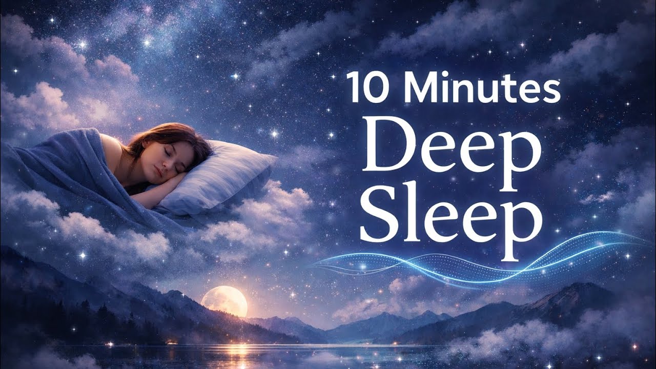 “10 Minutes Deep Sleep Relaxation – Quick Calm & Stress Relief”