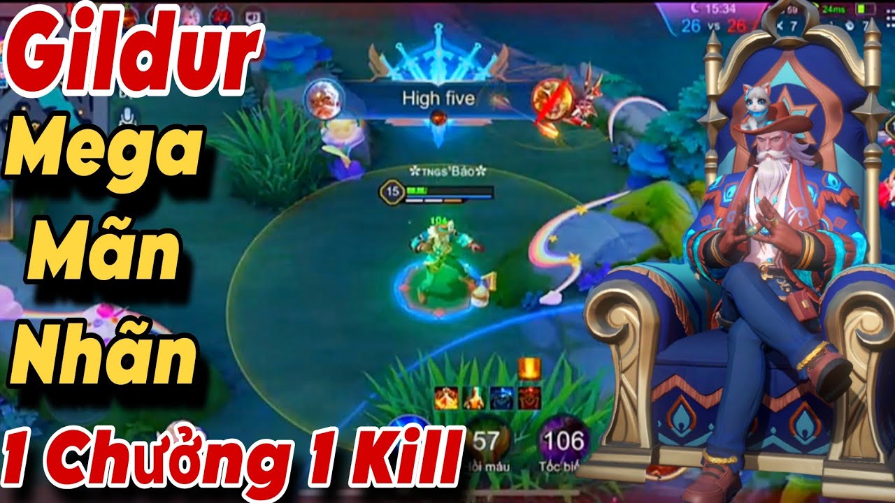 Gildur Full Ph&eacute;p Solo Top Đầu Game Nhịn Nhục Để Rồi Kết Th&uacute;c Trận Đấu Bằng Megakill M&atilde;n Nh&atilde;n