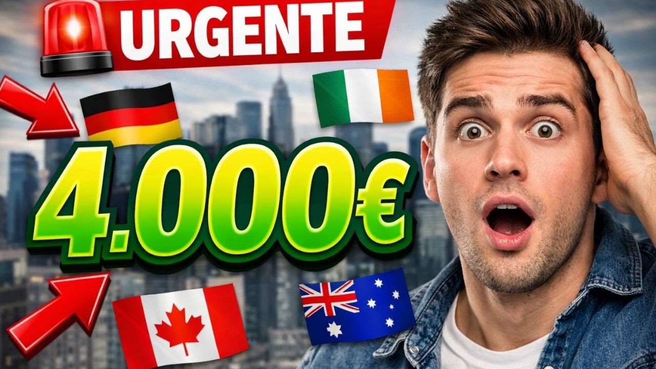 Países con salarios de 4.000 € que buscan extranjeros URGENTE
