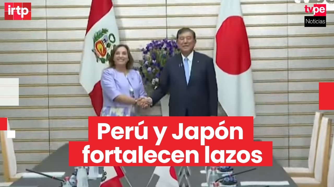 Presidenta Dina Boluarte se reúne con el primer ministro japonés, Shigeru Ishiba