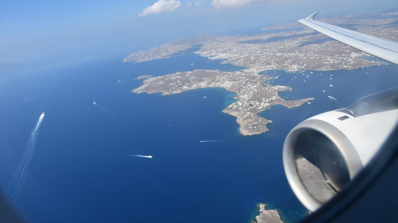 Aegean Airlines Economy Class | Airbus A320 | Flight A3377 Mykonos - Athens |  Your Mykonian Lounge