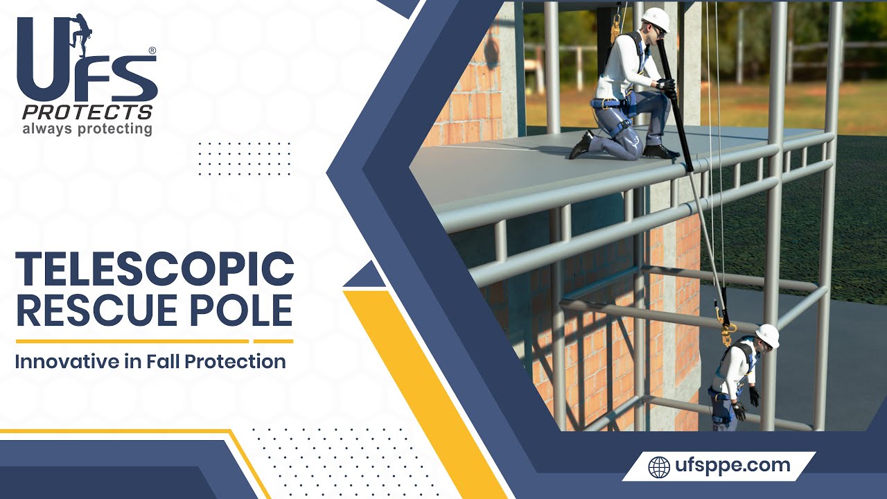 UFS Protects Telescopic Rescue Pole | Height Safety & Emergency Retrieval